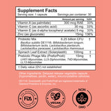 Dermala Multivitamins with Probiotics capsule close-up