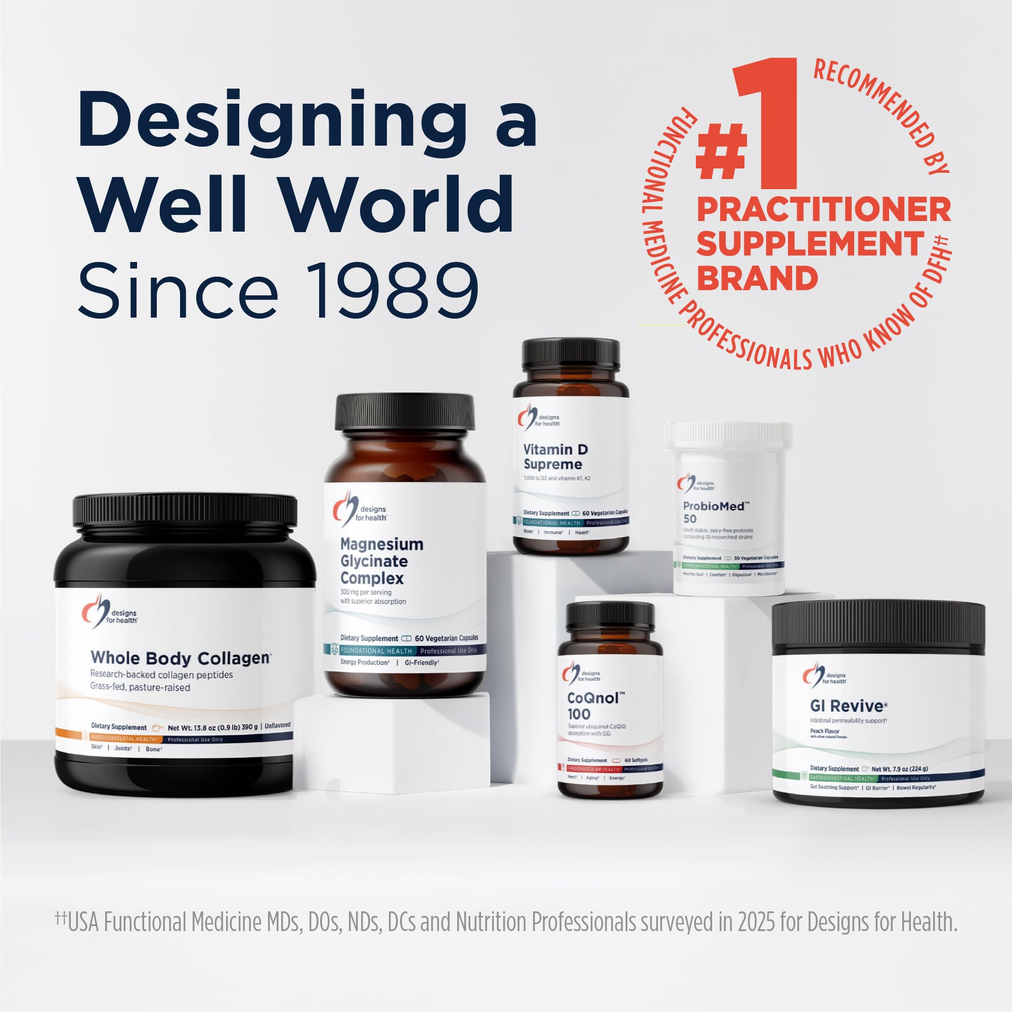 Designs for Health 3-in-1 Electrolyte Collagen Supplement lifestyle scene