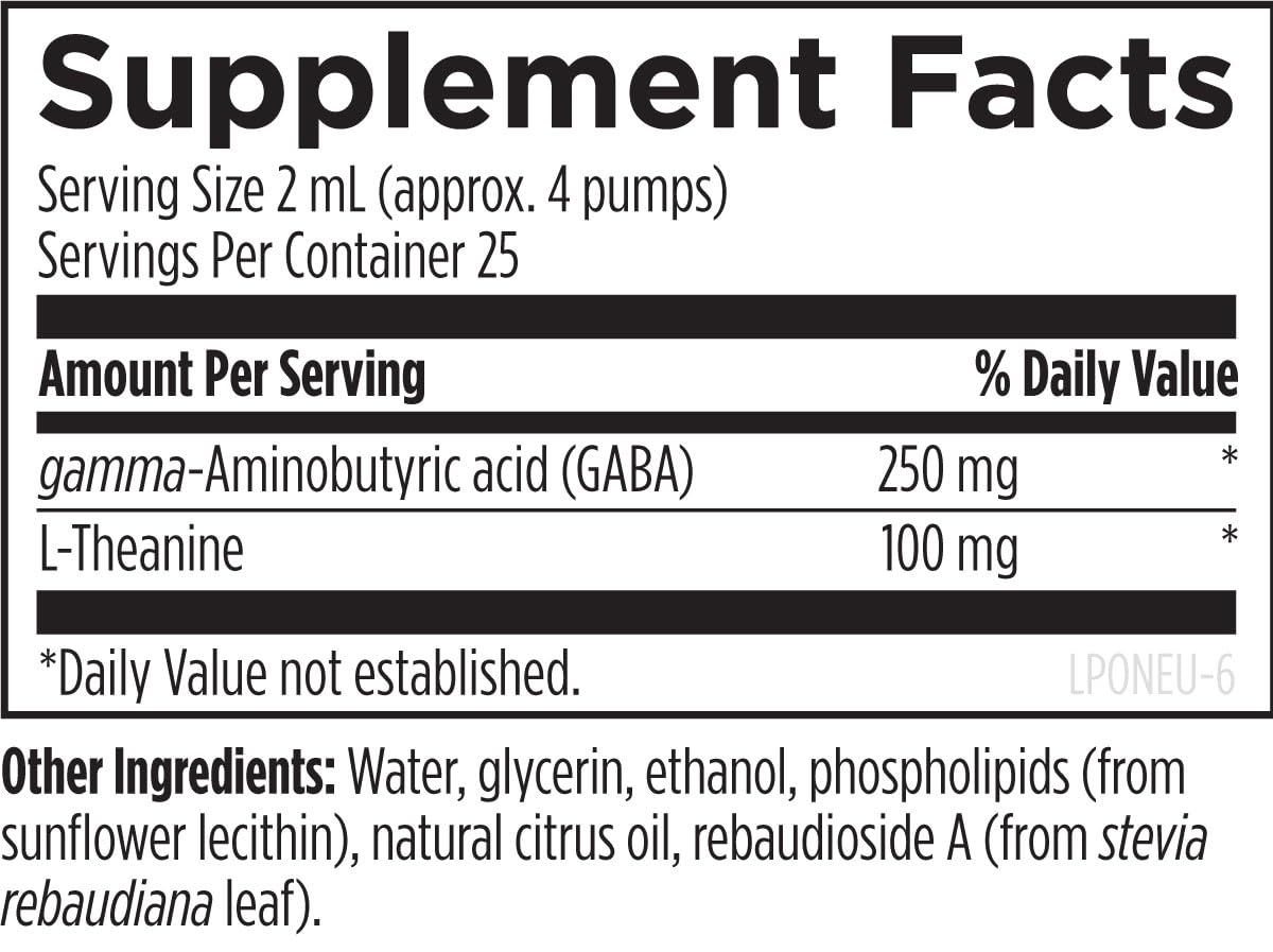 Designs for Health 5-HTP Liquid Supplement serving size measurement