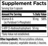 Designs for Health 5-HTP Synergy 50mg Capsules nutritional information