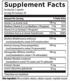 Designs For Health Adrenal Flow 90 Capsules packaging side view