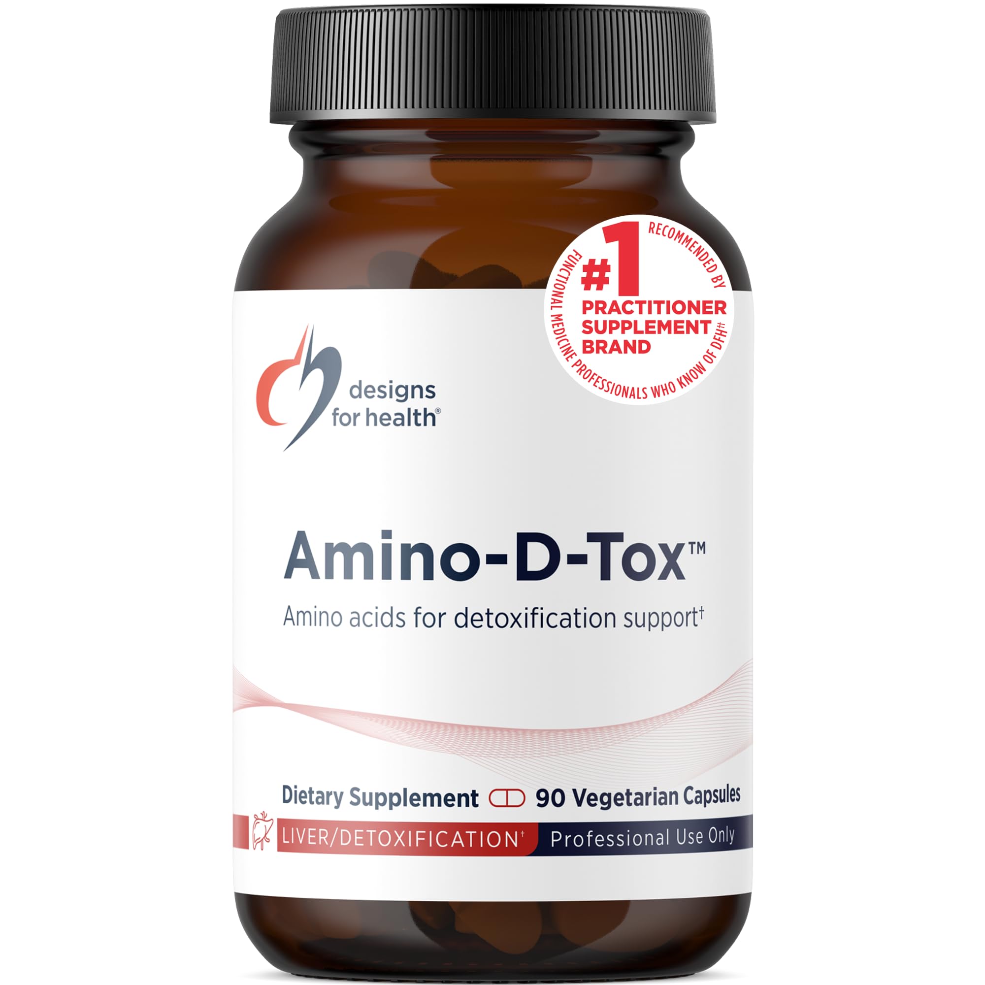 Designs for Health Amino-D-Tox 209g supplement front view
