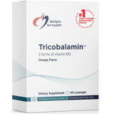 Designs for Health B12 Lozenge 3X front view packaging