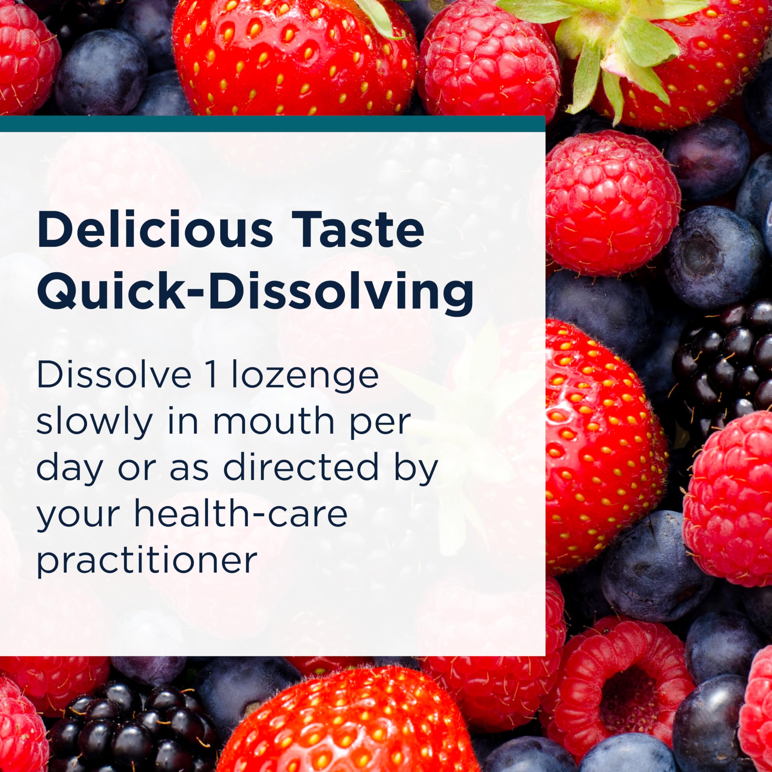 Designs for Health B12 Lozenge lozenge close-up