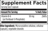 Designs for Health B6 (Pyridoxal Phosphate) 168g supplement packaging
