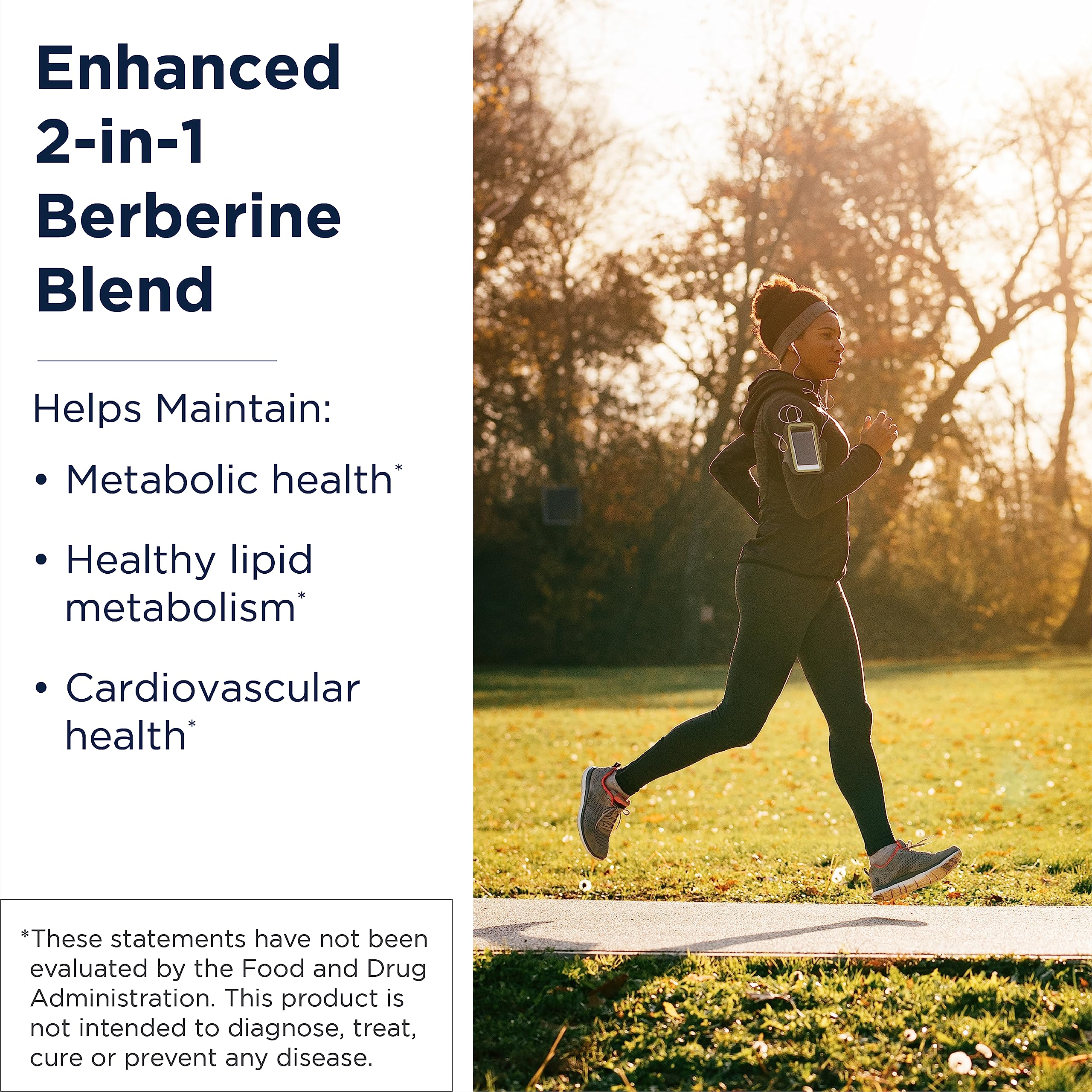 Designs for Health Berberine + ALA 400mg Capsules bottle side view