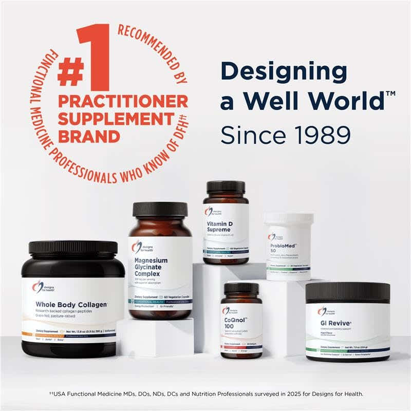 Designs for Health BioSleep Peptides chewable tablet in hand