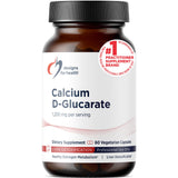 Designs for Health Calcium D-Glucarate Supplement 90 Capsules front view