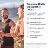 Designs for Health CoQ10 Ubiquinone Softgels back view with ingredient list
