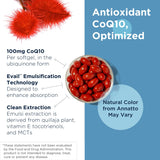 Designs for Health CoQ10 Ubiquinone Softgels side view showing packaging