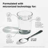 Designs for Health Creatine Monohydrate Powder mixed in a glass of water