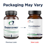 Designs for Health daily Enzyme Supplement 59g on a kitchen counter
