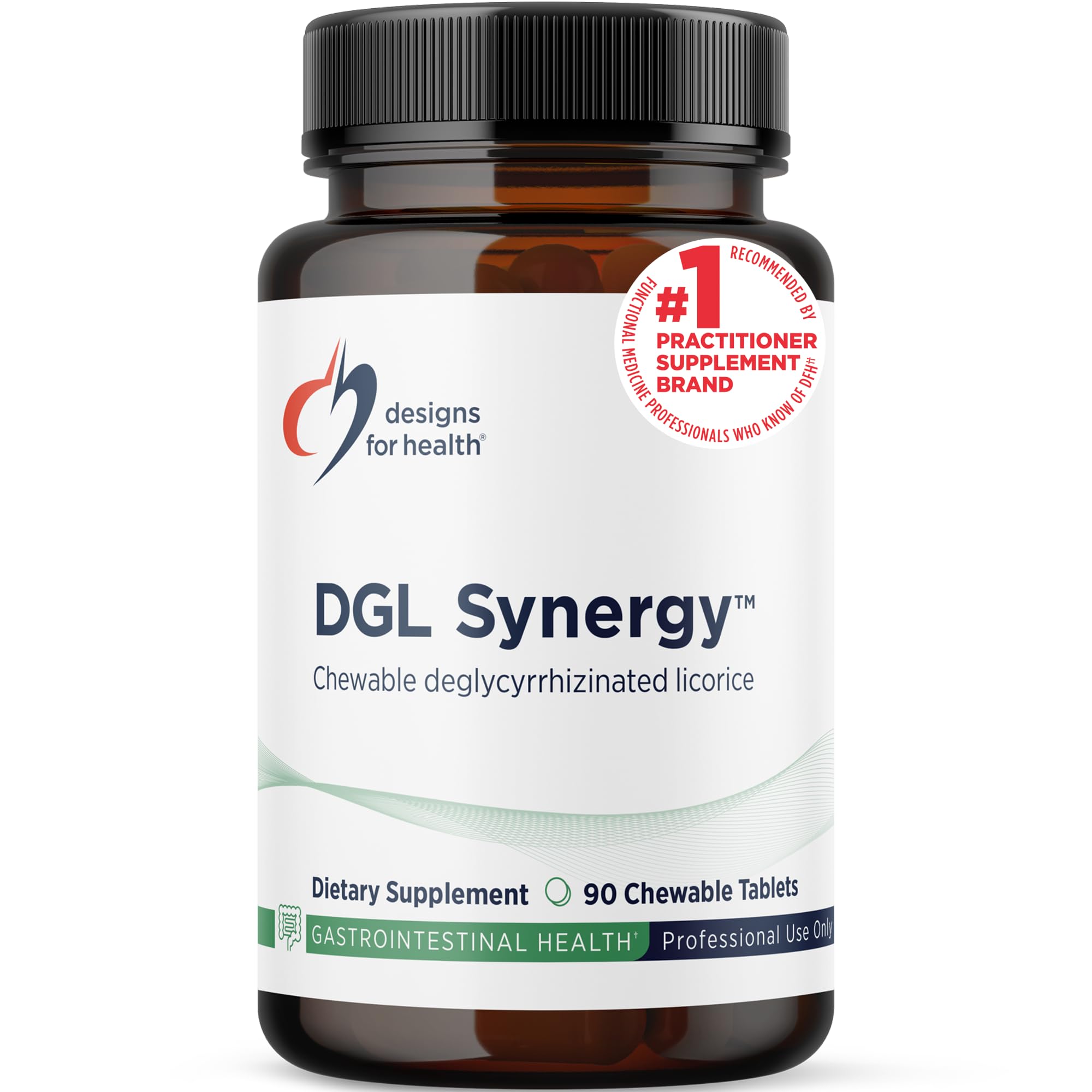 Designs for Health DGL Synergy Licorice Root Supplement front view