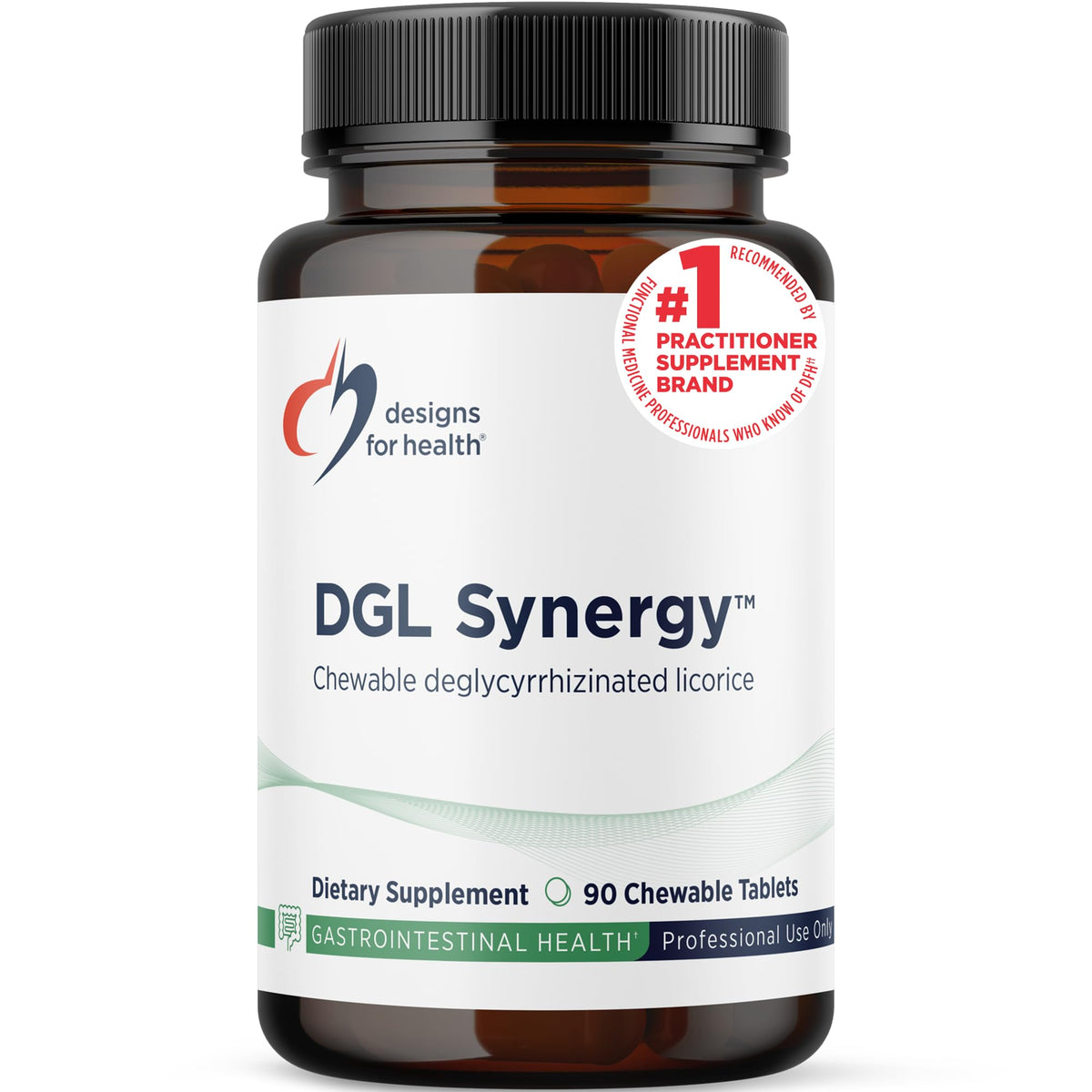 Designs for Health DGL Synergy Licorice Root Supplement front view