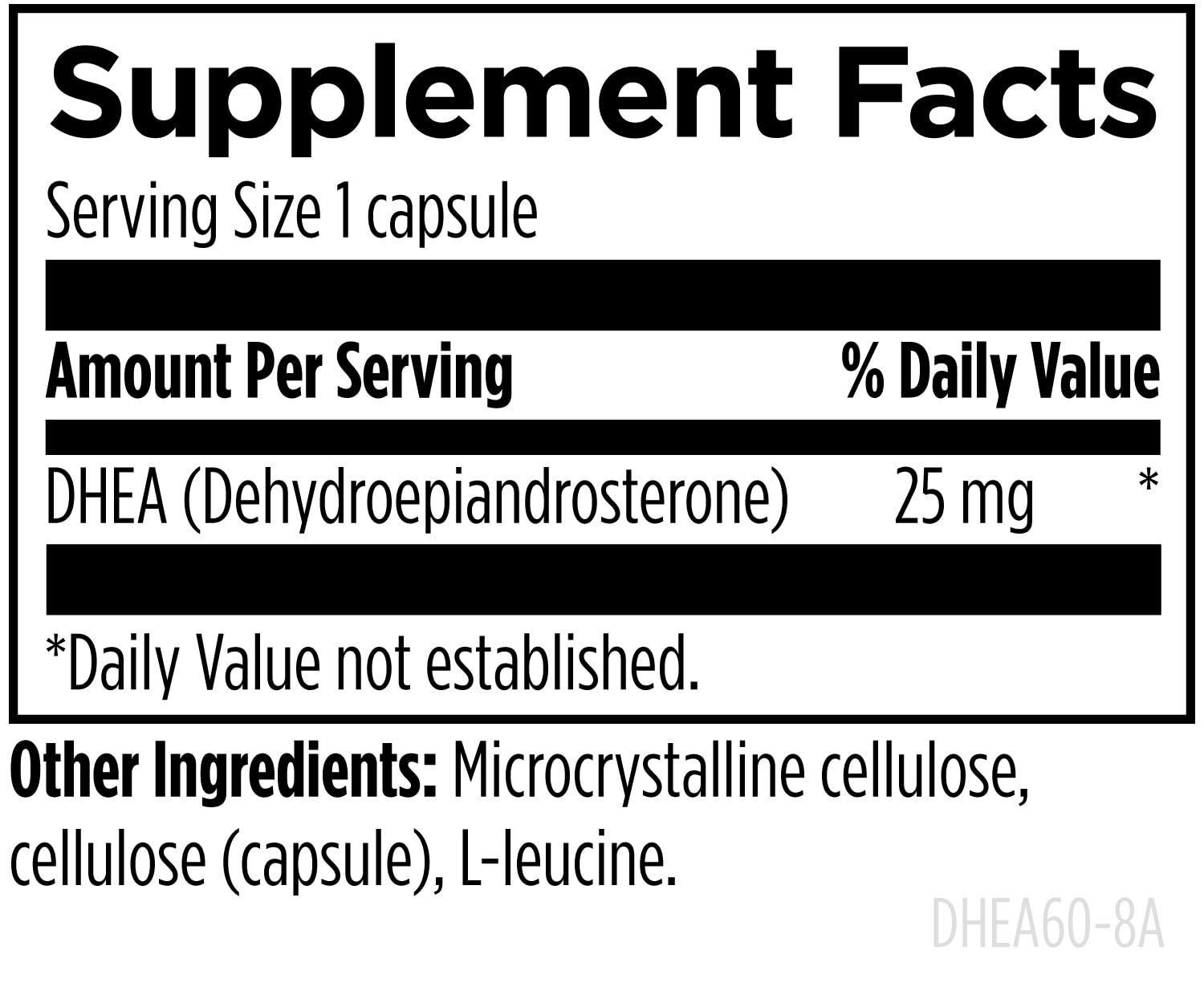 Designs for Health DHEA 25mg Softgels packaging