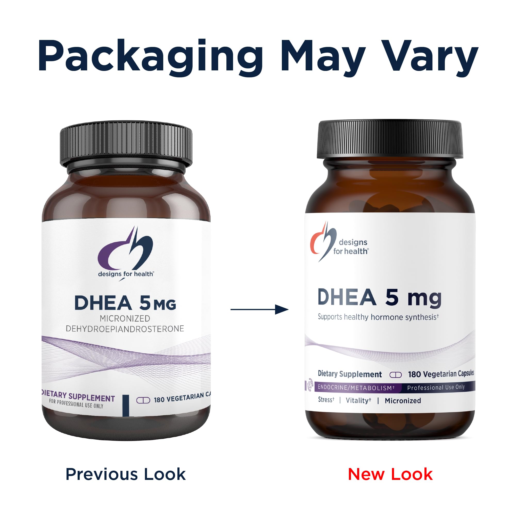 Designs for Health DHEA 5mg Softgels with supplement facts