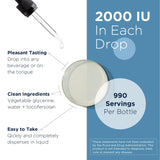 Designs for Health Hi-Po Emulsi-D3 Vitamin D3 Liquid Drops dropper close-up