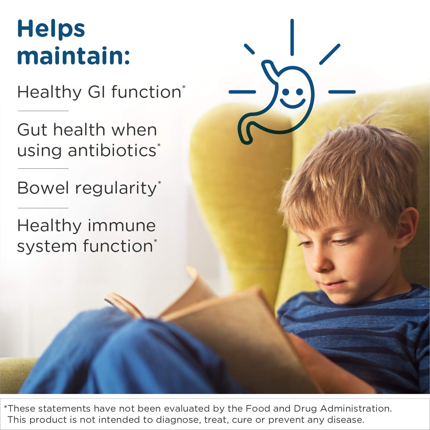 Designs for Health Kids Probiotic Chewables back view with supplement facts