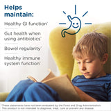 Designs for Health Kids Probiotic Chewables back view with supplement facts