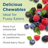 Designs for Health Kids Probiotic Chewables showing tablet size