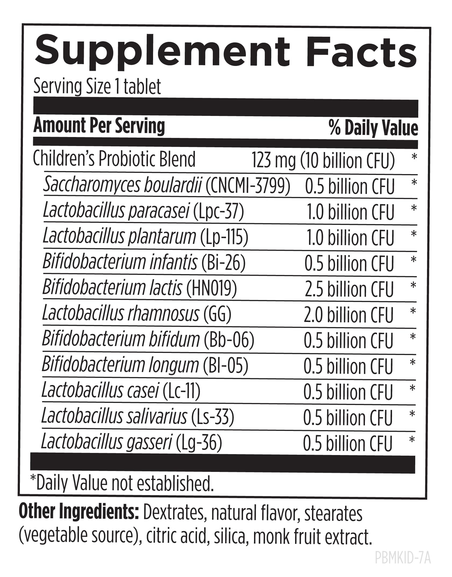 Designs for Health Kids Probiotic Chewables with a child holding the bottle