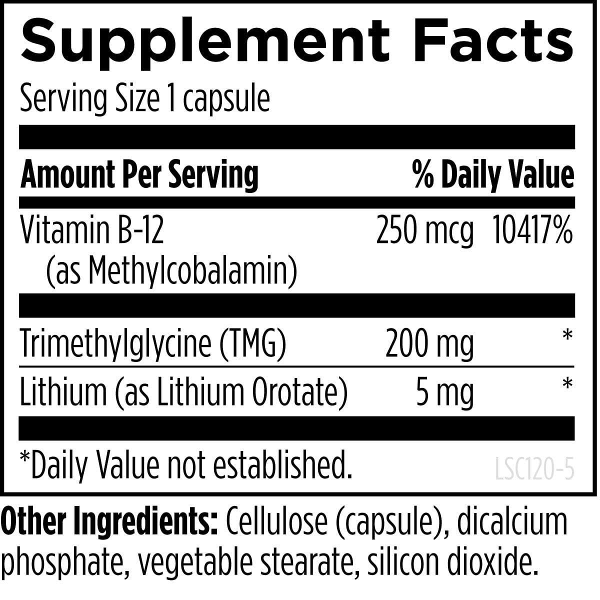Designs for Health Lithium Synergy capsules close-up