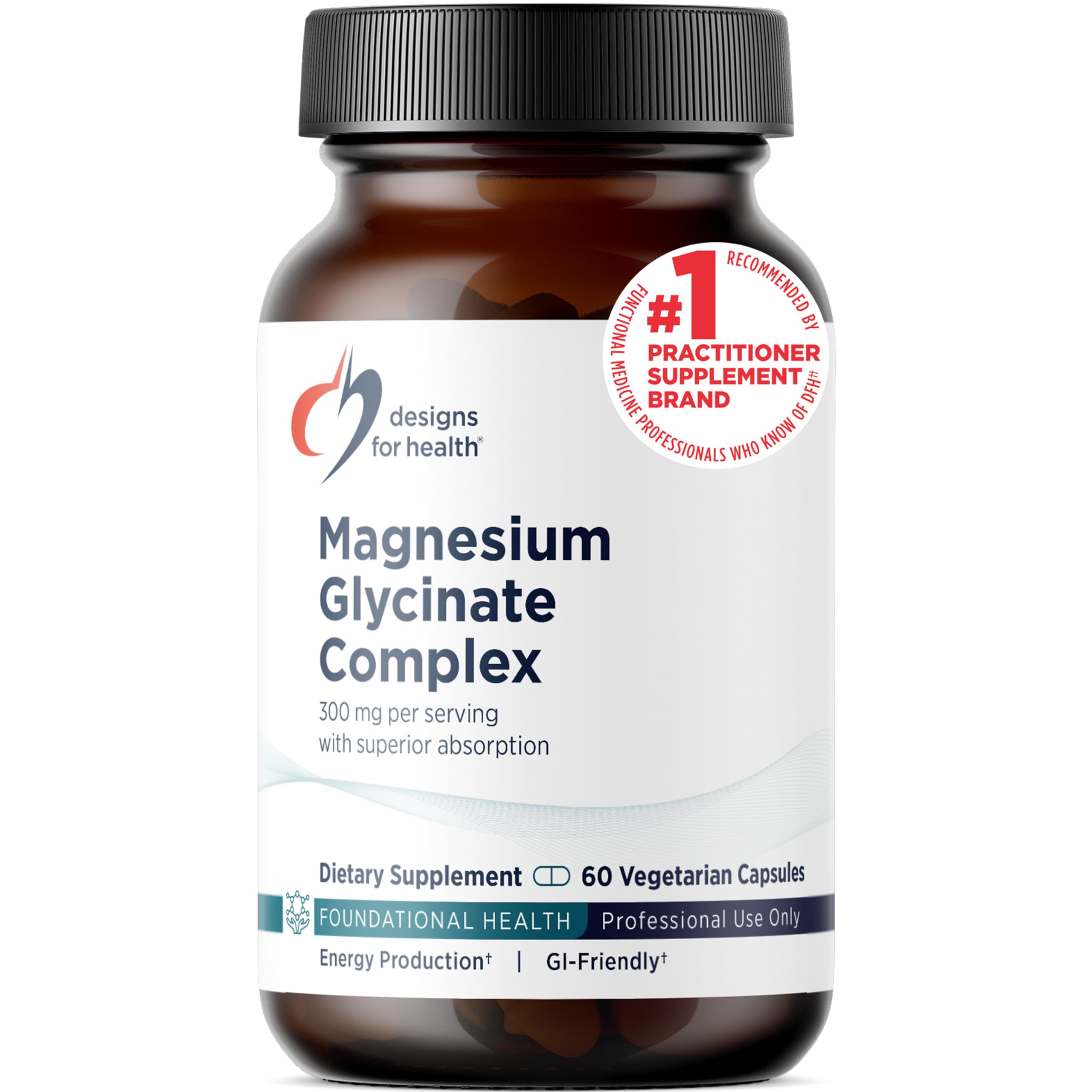 designs for health Magnesium Glycinate Complex 200g front view