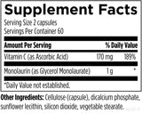 Designs for Health Monolaurin-Avail 327g supplement packaging