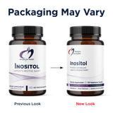Designs for Health Myo Inositol 900mg Capsules on a wooden table