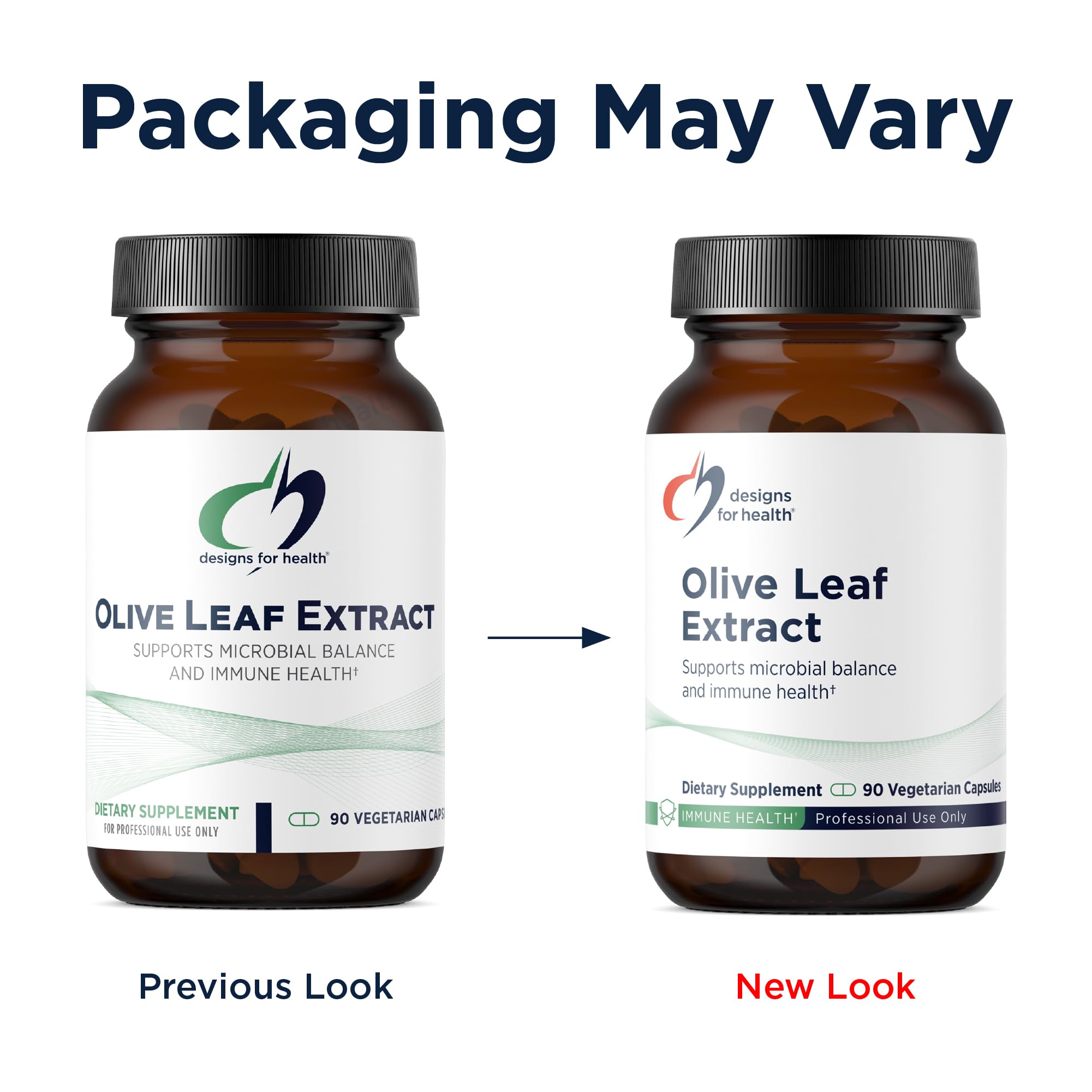Designs for Health Olive Leaf Extract bottle with label