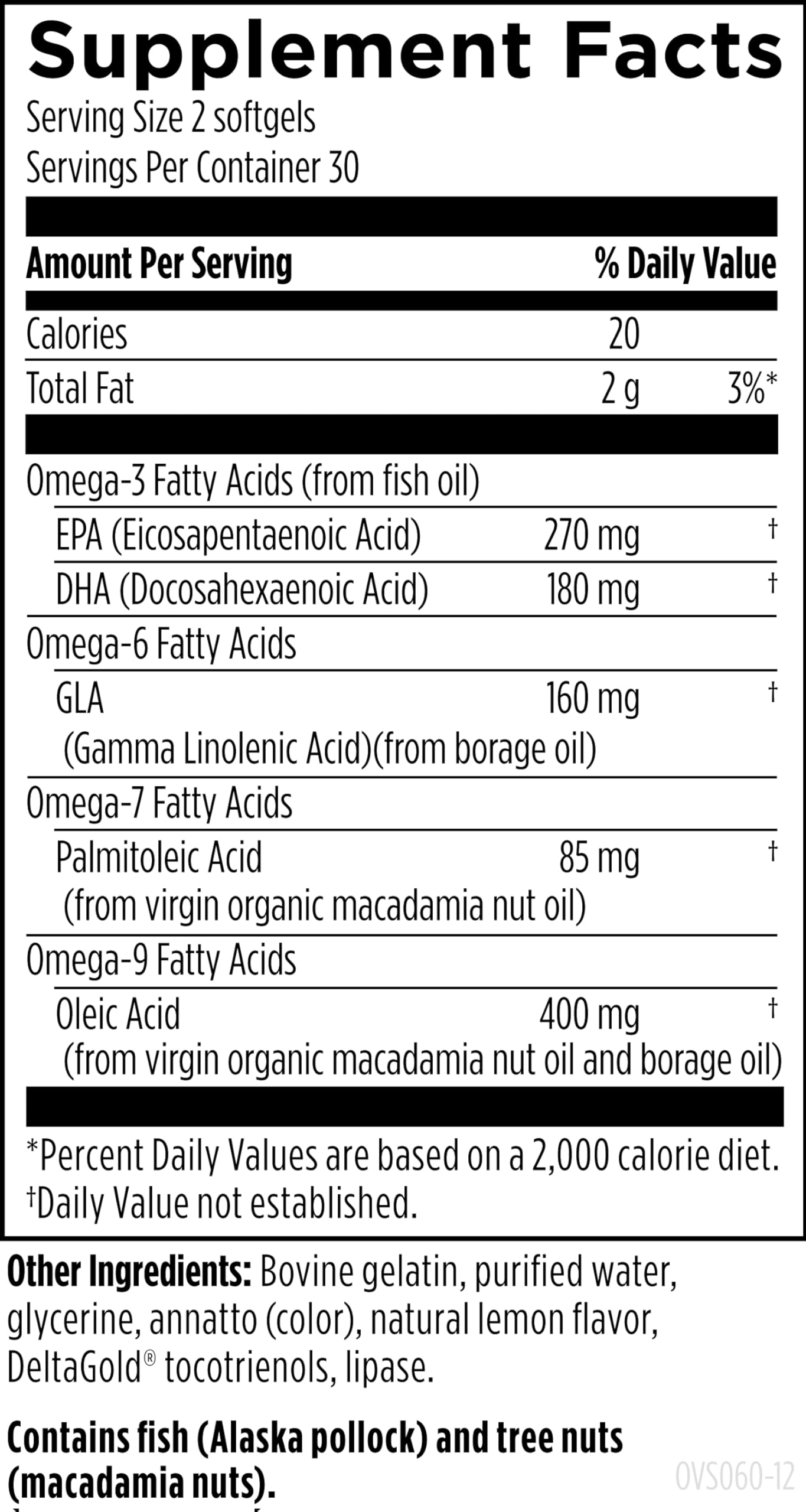 Designs for Health Omega 3-6-9 TruTG Fish Oil bottle with label