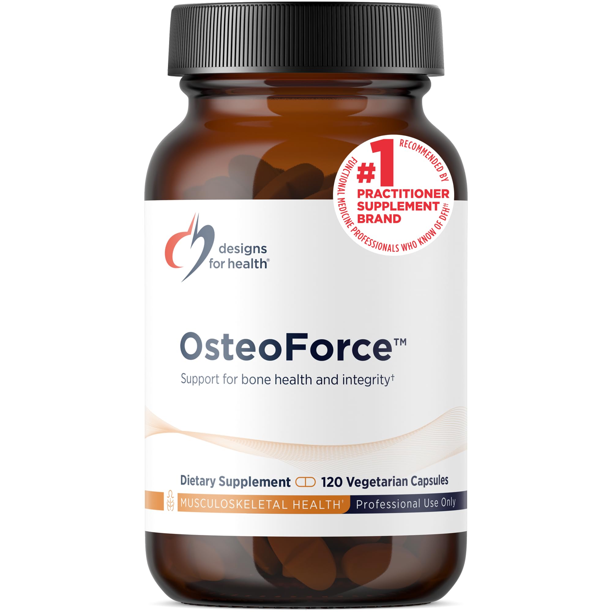 Designs for Health OsteoForce supplement front view