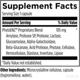 Designs for Health Plant Enzyme daily Formula back view