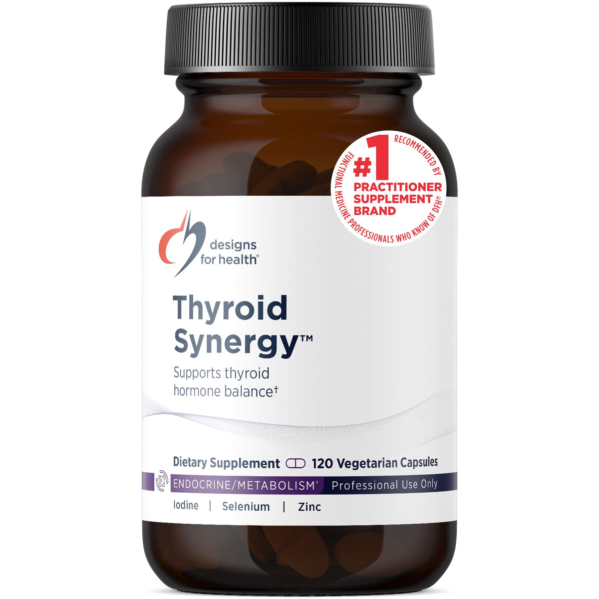 Designs for Health Thyroid Support Supplement 240g front view