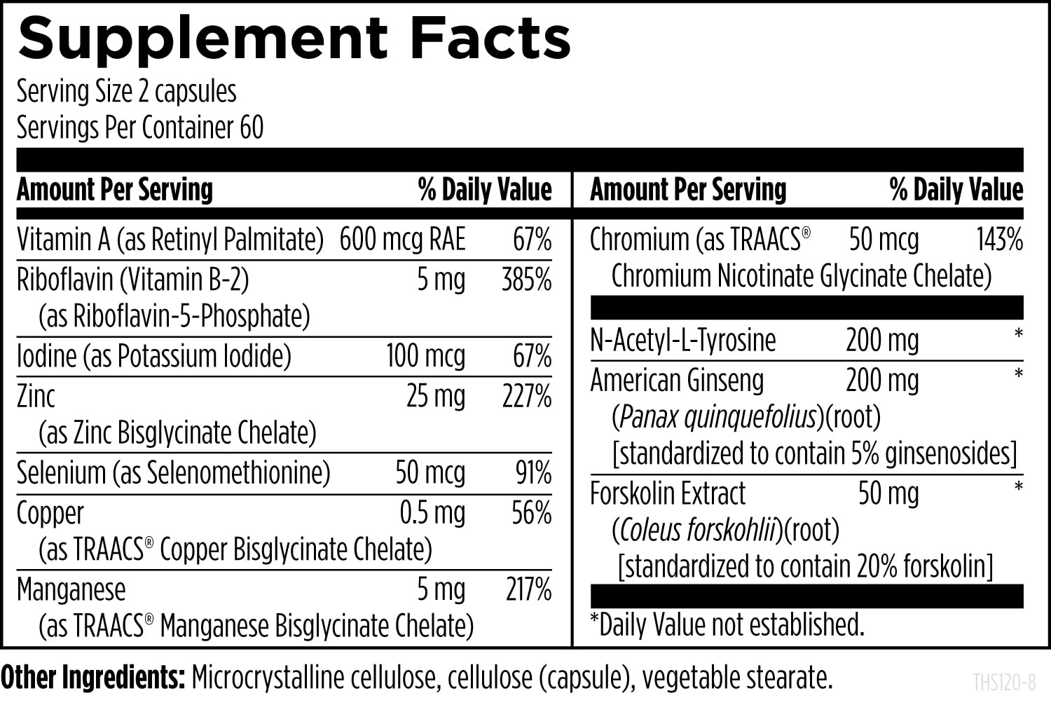 Designs for Health Thyroid Support Supplement 240g packaging