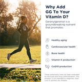 Designs for Health Vitamin D3 + K2 capsule close-up