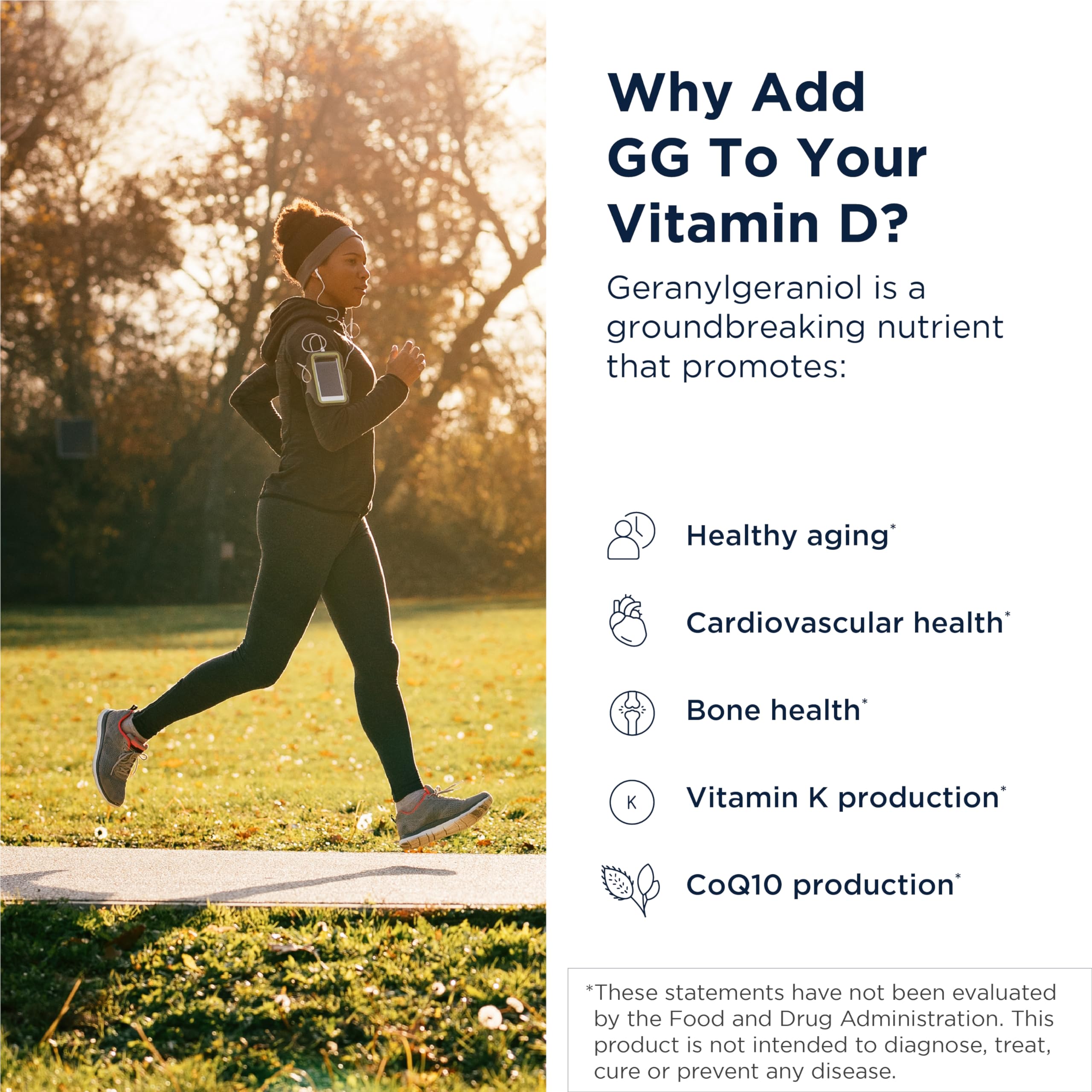 Designs for Health Vitamin D3 & K2 Capsules side view