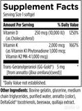 Designs for Health Vitamin D3 & K2 supplement bottle side view