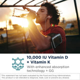 Designs for Health Vitamin D3 & K2 supplement capsule close-up