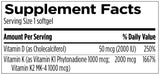 Designs For Health Vitamin D3 Pro 50mcg packaging side view
