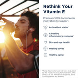 Designs for Health Vitamin E Tocotrienols 90g back view with ingredients