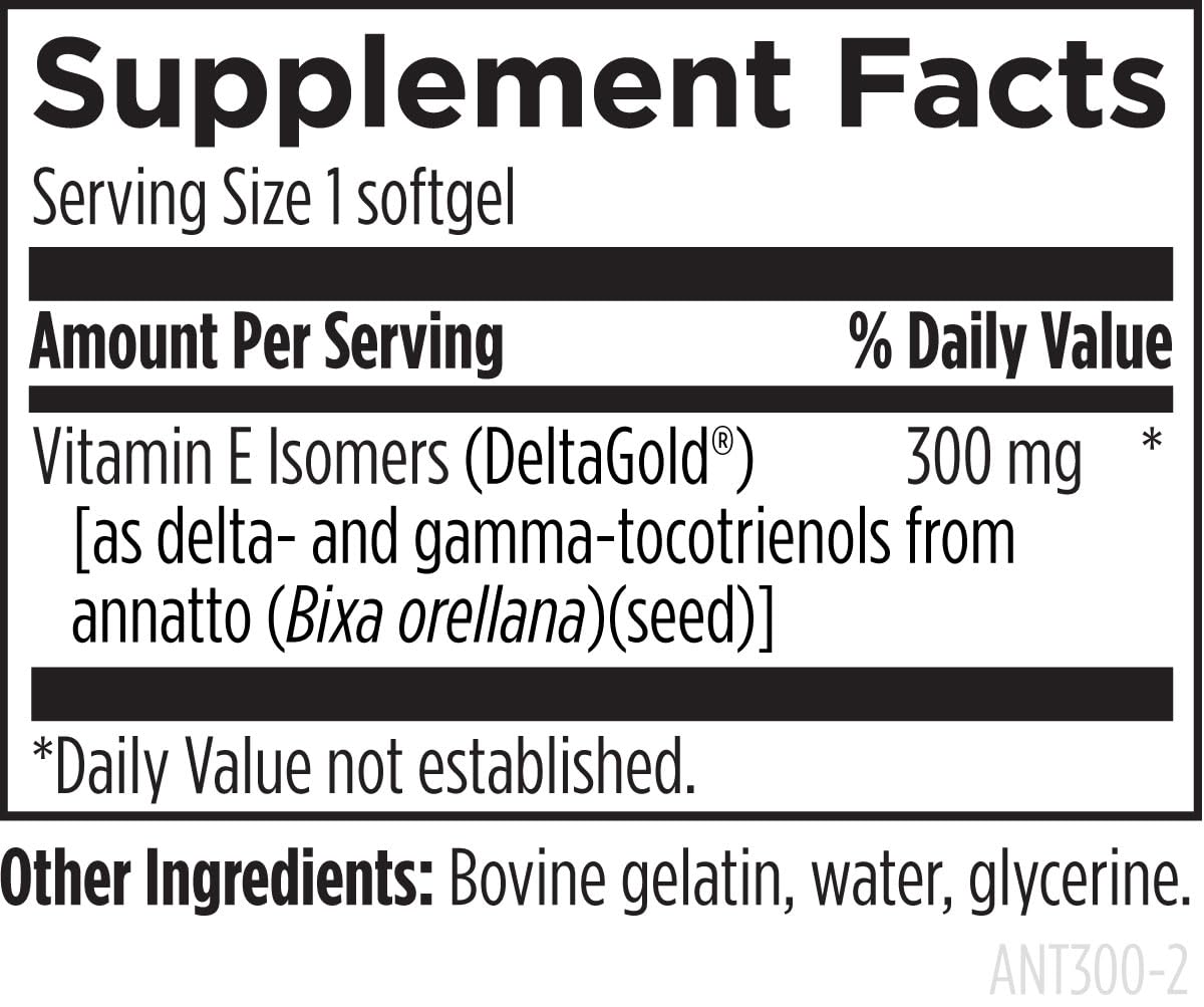 Designs for Health Vitamin E Tocotrienols 90g lifestyle scene with other supplements