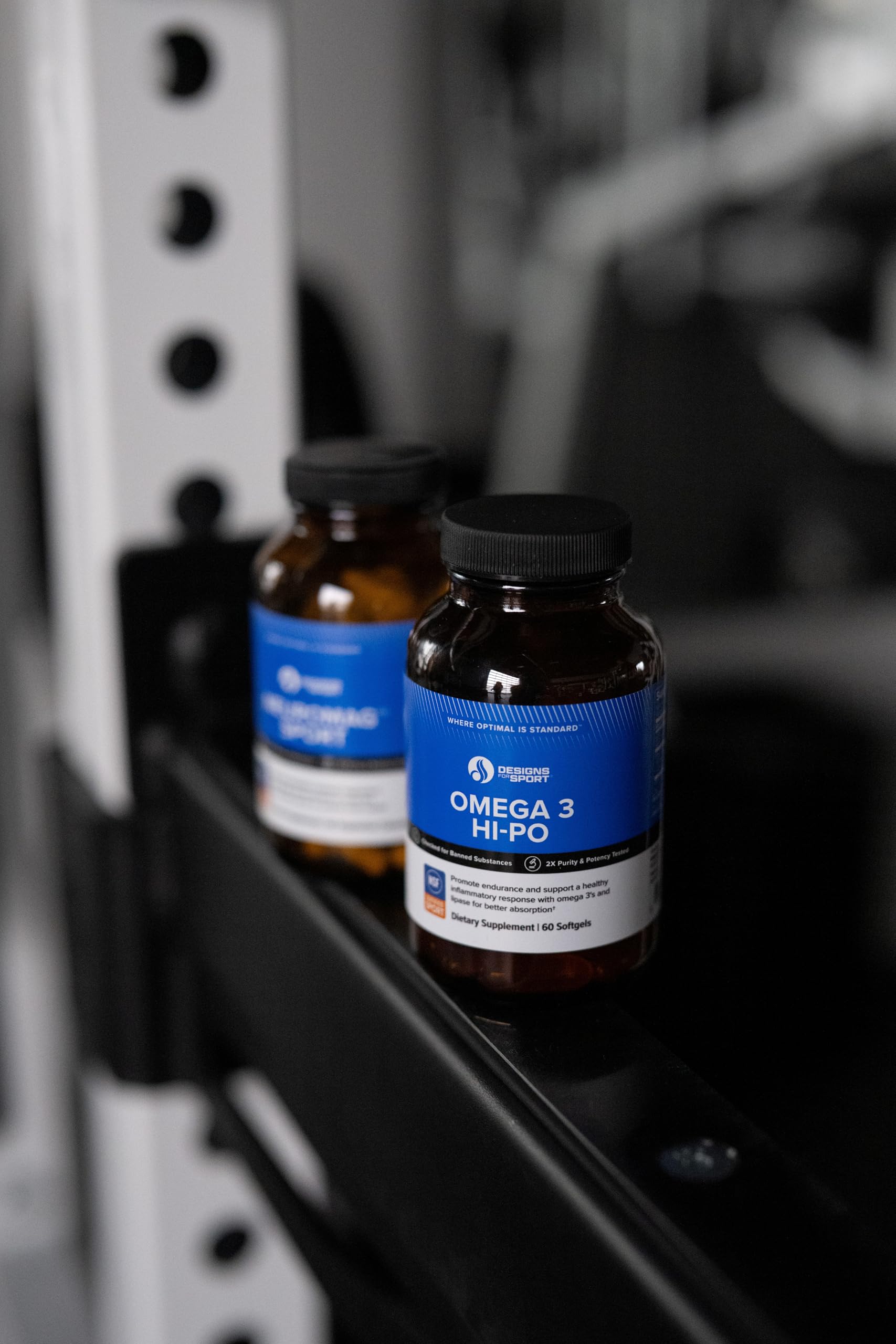 Designs for Sport Omega 3 HI-PO 1500mg supplement softgels
