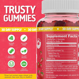 Desired Life Prebiotic Gummies mixed berry flavour on a table