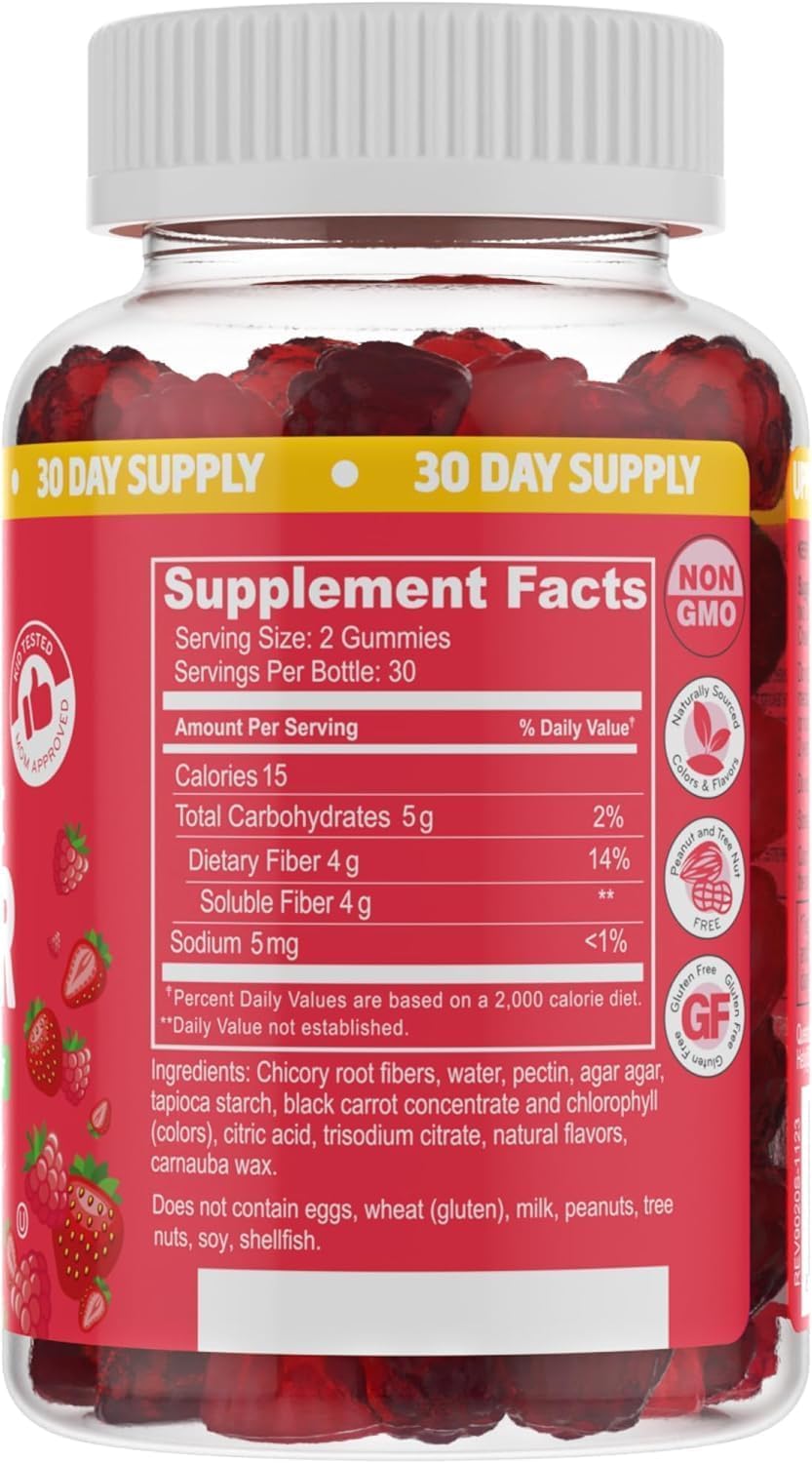 Desired Life Prebiotic Gummies with fresh berries