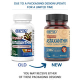 DEVA Astaxanthin 12mg vegan supplement side view