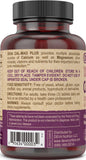 DEVA Calcium Supplement 168g side view showing tablet details