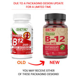 DEVA Fast Dissolve B-12 packaging with 90 lozenges