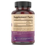 DEVA Tributyrin Butyrate Precursor 500mg vegan capsules side view
