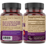 DEVA Vegan Biotin Supplement 6000 mcg tablet close-up